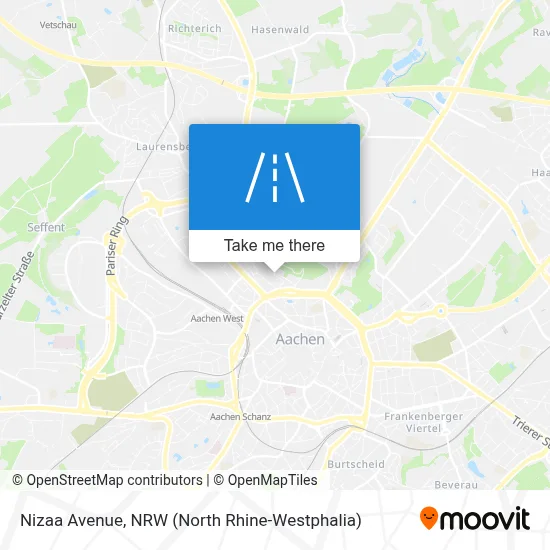 Nizzaallee map