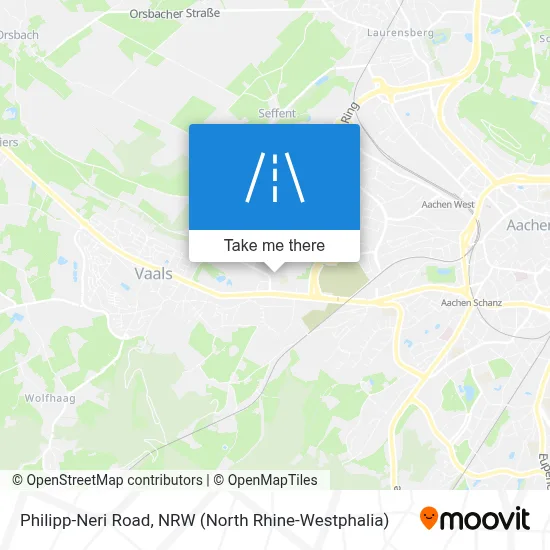 Philipp-Neri-Weg map