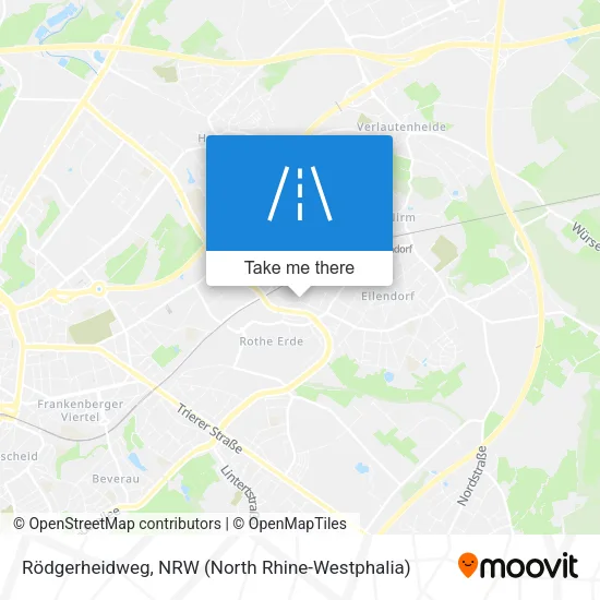Карта Rödgerheidweg