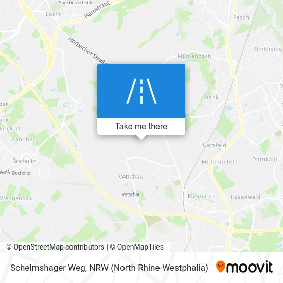 Карта Schelmshager Weg