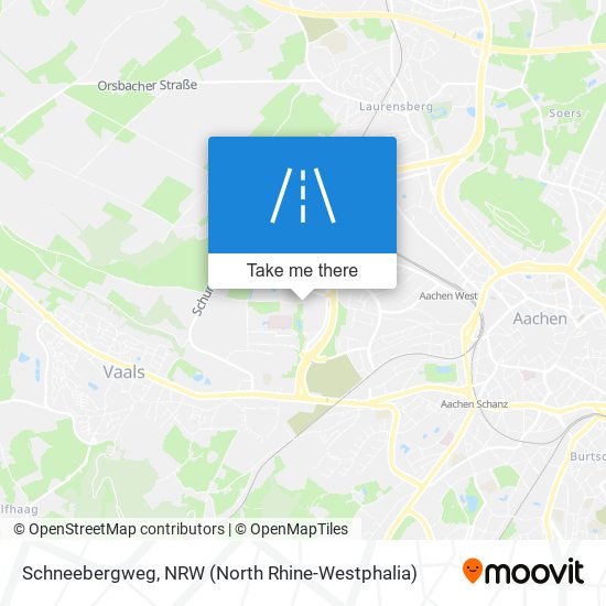 Schneebergweg map
