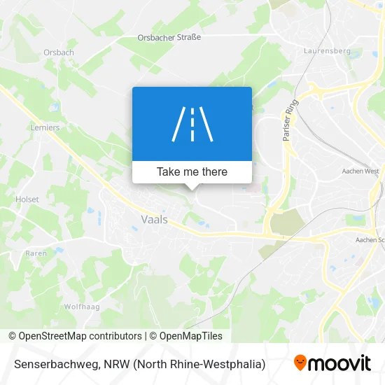 Карта Senserbachweg