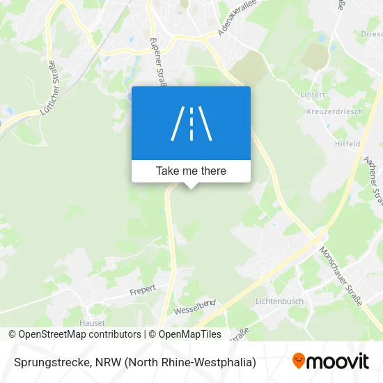 Карта Sprungstrecke