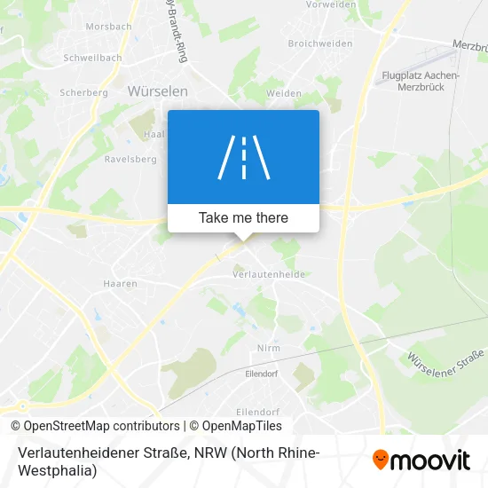 Карта Verlautenheidener Straße