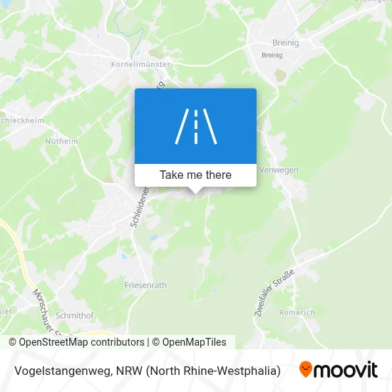 Vogelstangenweg map