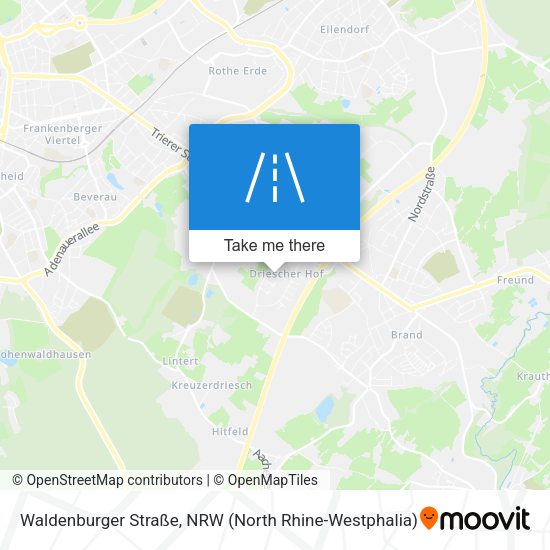 Waldenburger Straße map