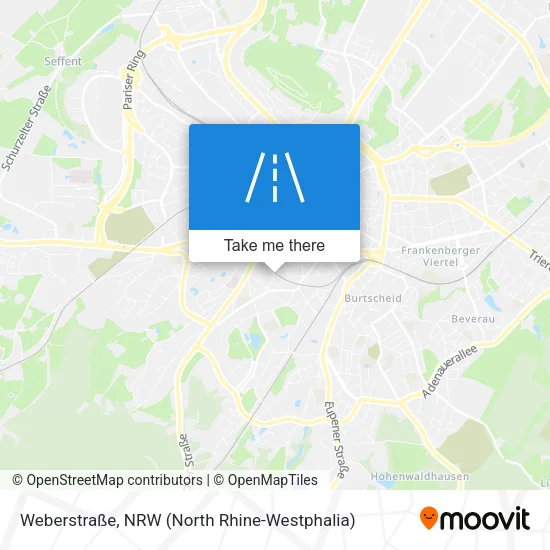 Карта Weberstraße