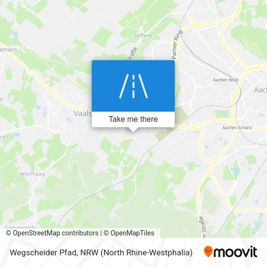 Карта Wegscheider Pfad