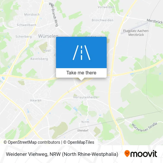 Карта Weidener Viehweg