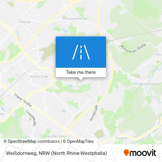 Карта Weißdornweg