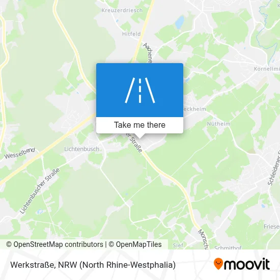 Werkstraße map