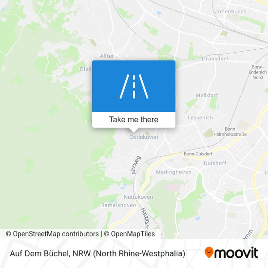 Auf Dem Büchel map
