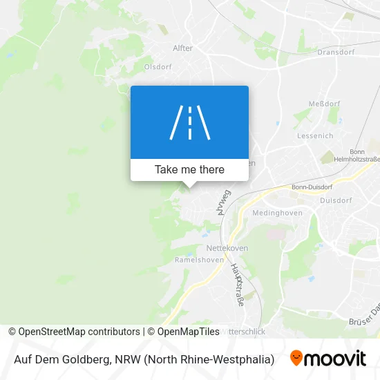 Карта Auf Dem Goldberg
