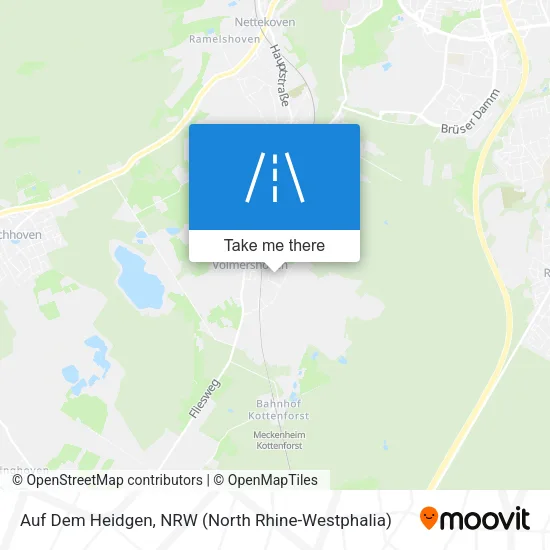 Карта Auf Dem Heidgen