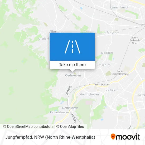 Карта Jungfernpfad