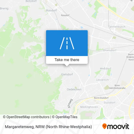 Margaretenweg map