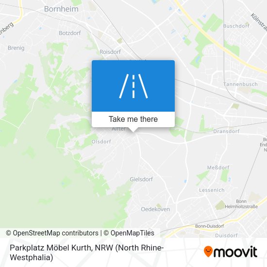 Parkplatz Möbel Kurth map