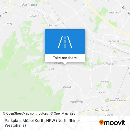 Карта Parkplatz Möbel Kurth