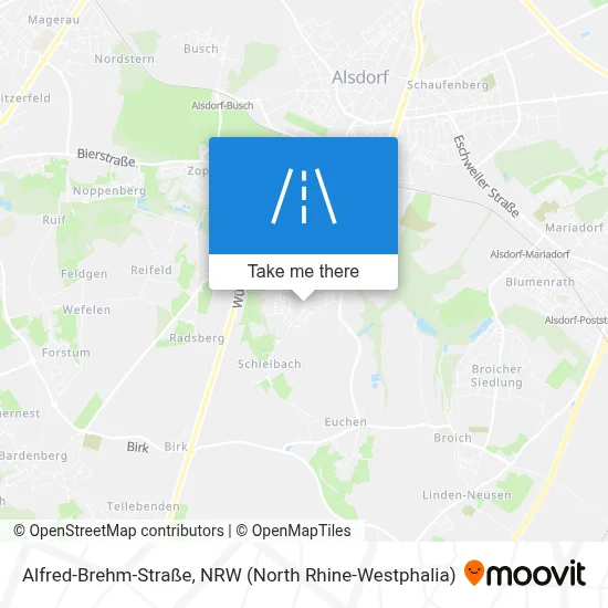 Alfred-Brehm-Straße map