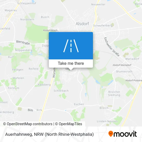 Карта Auerhahnweg