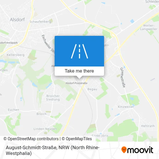 August-Schmidt-Straße map