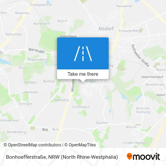 Bonhoefferstraße map