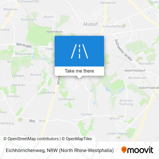 Eichhörnchenweg map