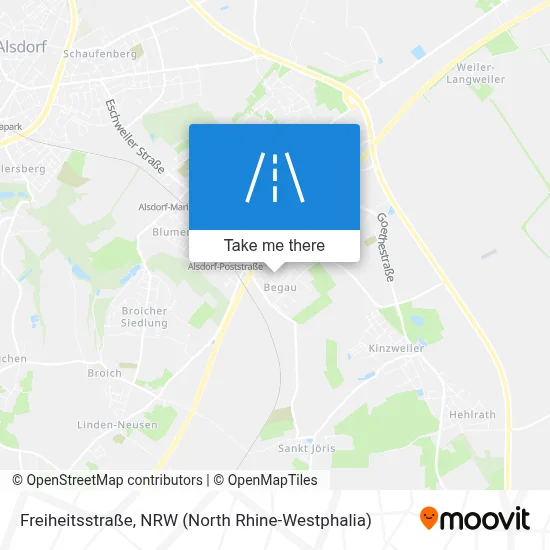 Freiheitsstraße map