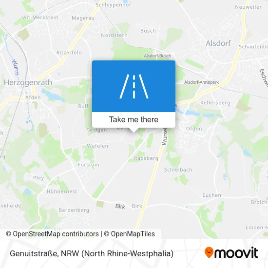 Genuitstraße map