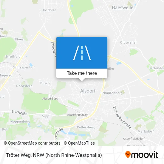 Tröter Weg map