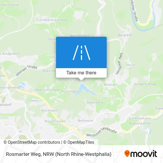 Rosmarter Weg map