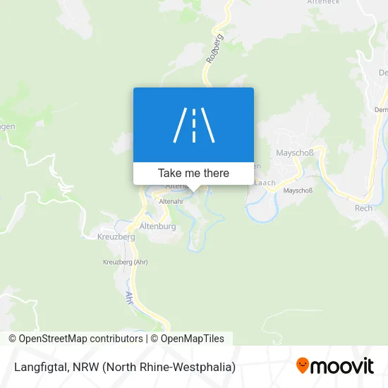Карта Langfigtal