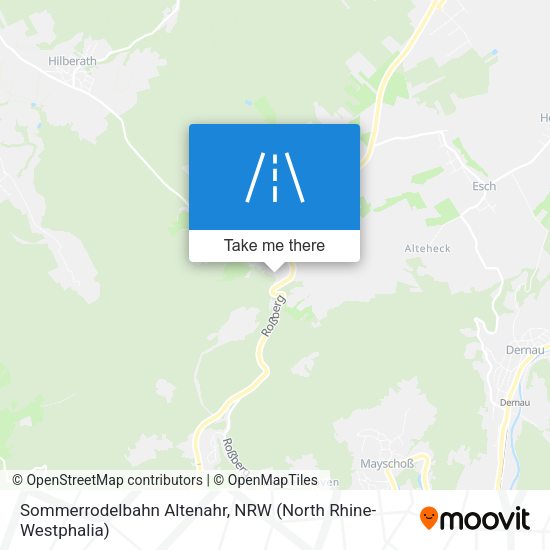 Sommerrodelbahn Altenahr map