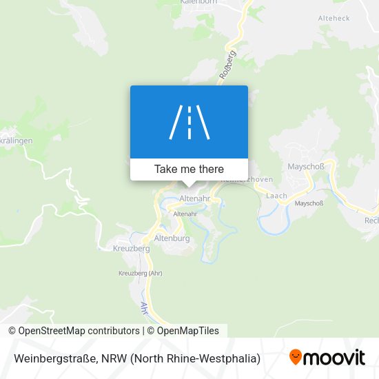 Weinbergstraße map