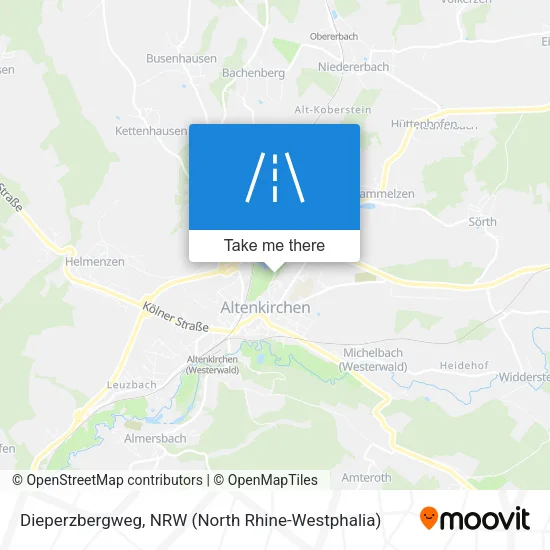 Карта Dieperzbergweg