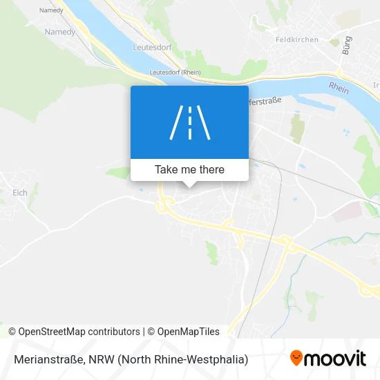 Merianstraße map