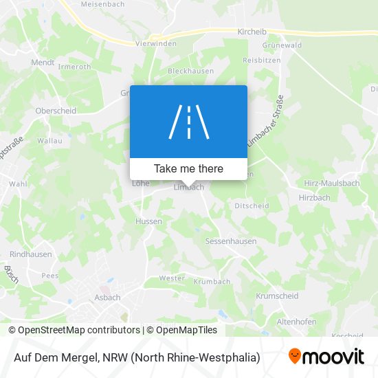 Auf Dem Mergel map