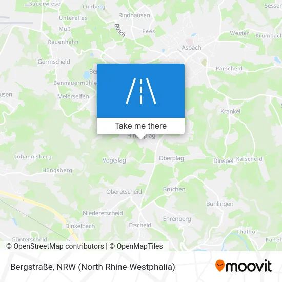 Bergstraße map