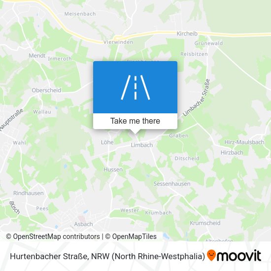 Hurtenbacher Straße map