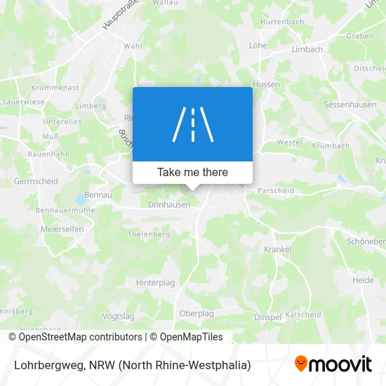Lohrbergweg map