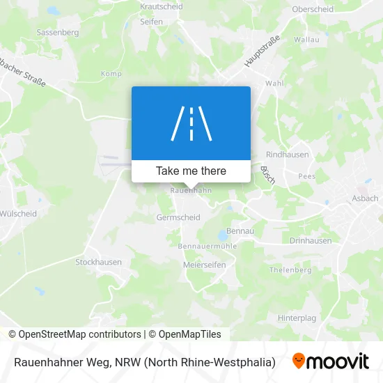Rauenhahner Weg map