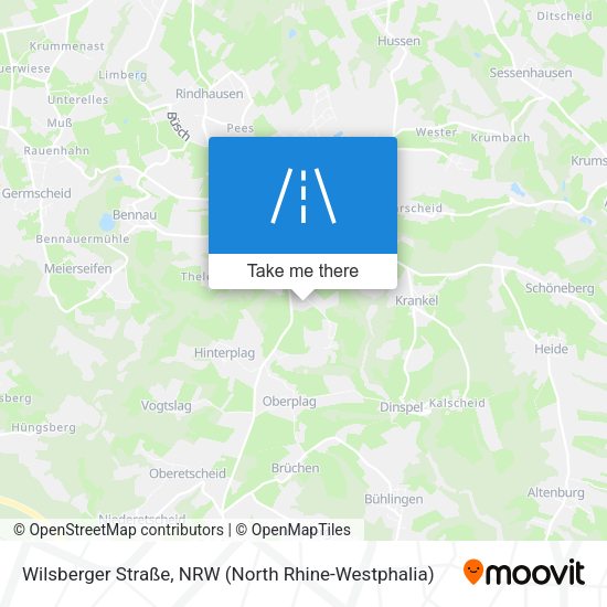 Wilsberger Straße map