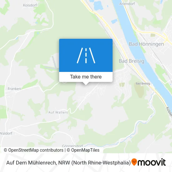 Карта Auf Dem Mühlenrech