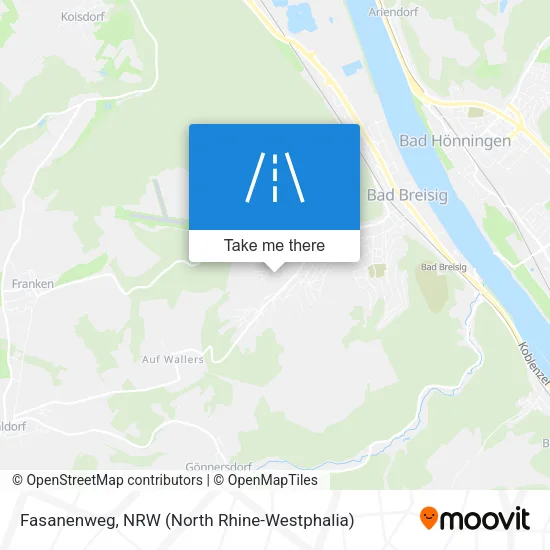 Карта Fasanenweg