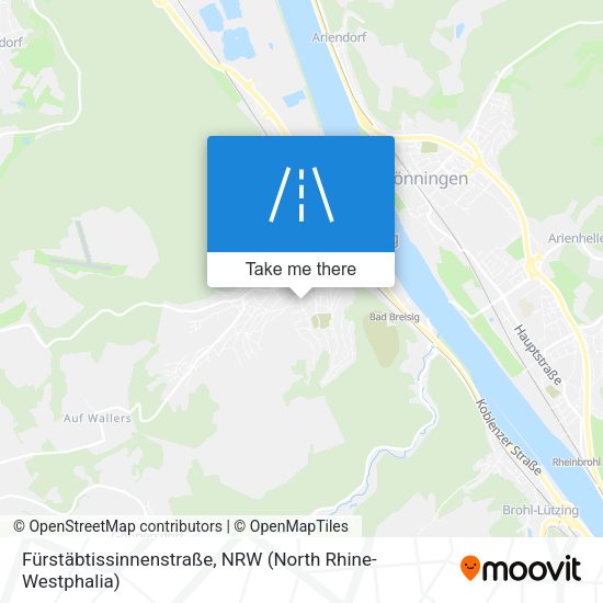 Fürstäbtissinnenstraße map