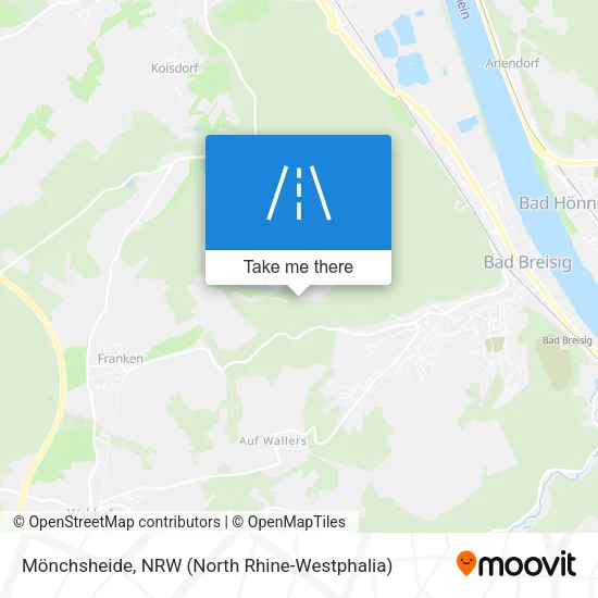 Карта Mönchsheide