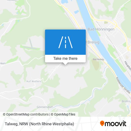 Talweg map