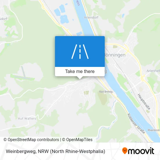 Карта Weinbergweg