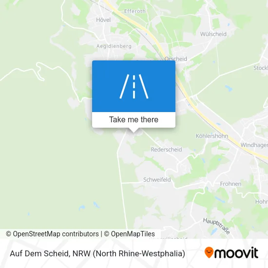 Карта Auf Dem Scheid
