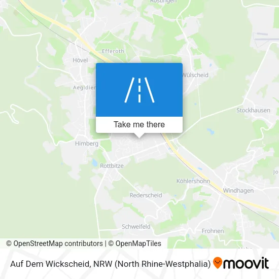 Карта Auf Dem Wickscheid